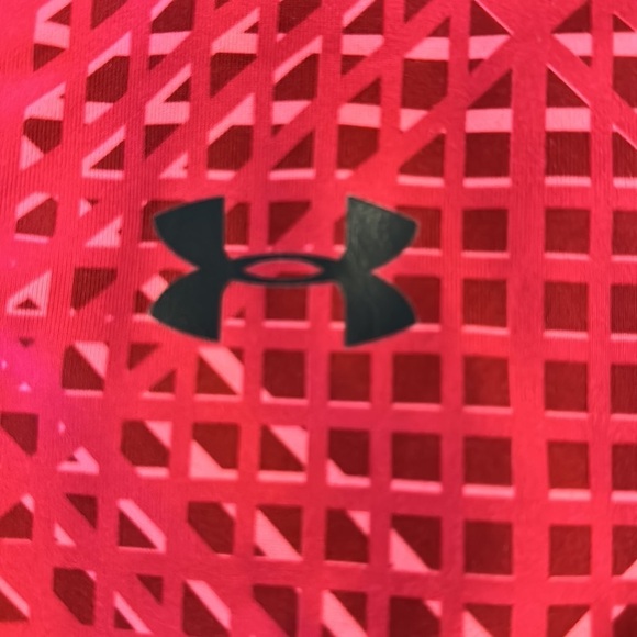 Under Armour Red Pink Fly Fast 2.0 HeatGear Leggings Size Small EUC #7213 - Picture 4 of 6